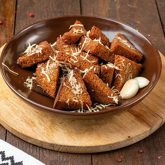 Гренки с чесноком