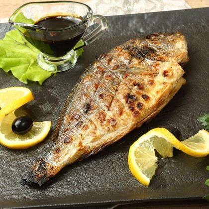 Дорадо на мангале