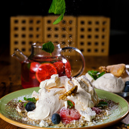 Десерт "Снег в горах"