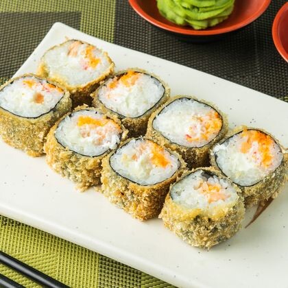 Ролл «Саке тизу» темпура