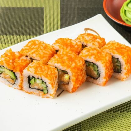 Ролл «Канадский тобико»