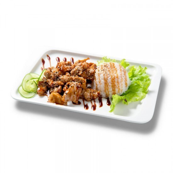 Курица терияки с рисом