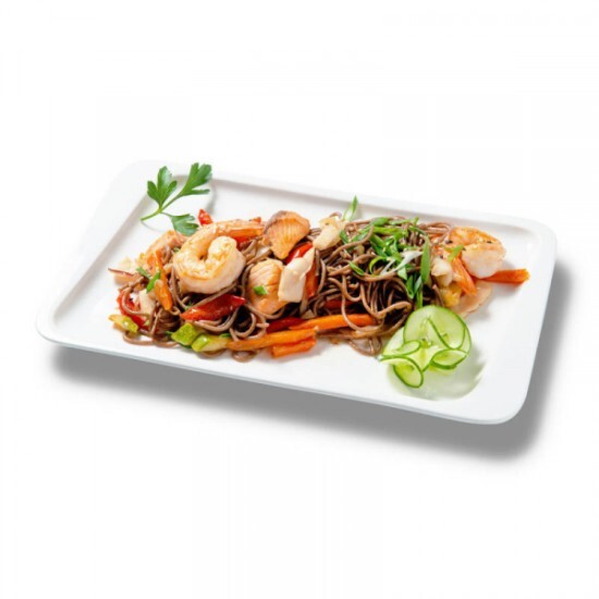 Лапша Якисоба с морепродуктами