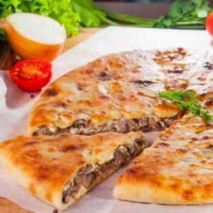 Осетинский пирог с картошкой и грибами