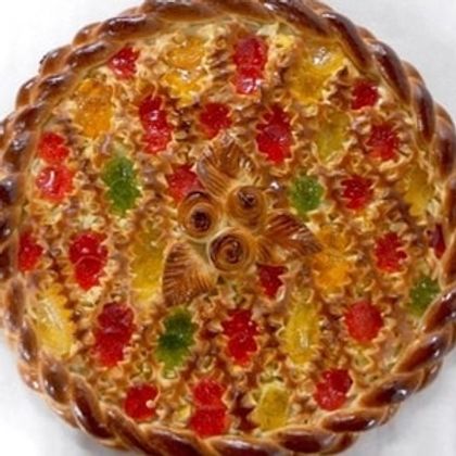 Детский пирог с мармеладом