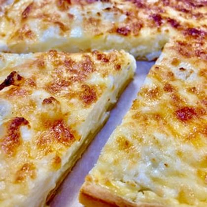 Киш с брынзой и цветной капустой