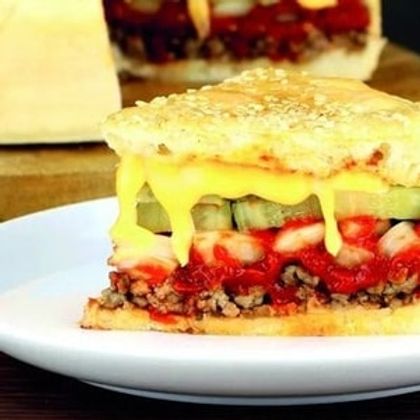 Пирог "А-ля Чизбургер"