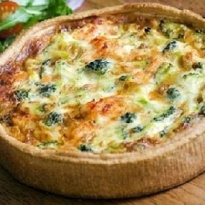 Киш "Легкий" с брокколи