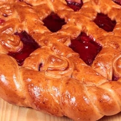 Пирог с клубникой