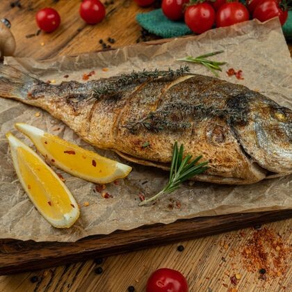 Дорадо на гриле