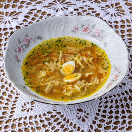 Лапша домашняя куриная