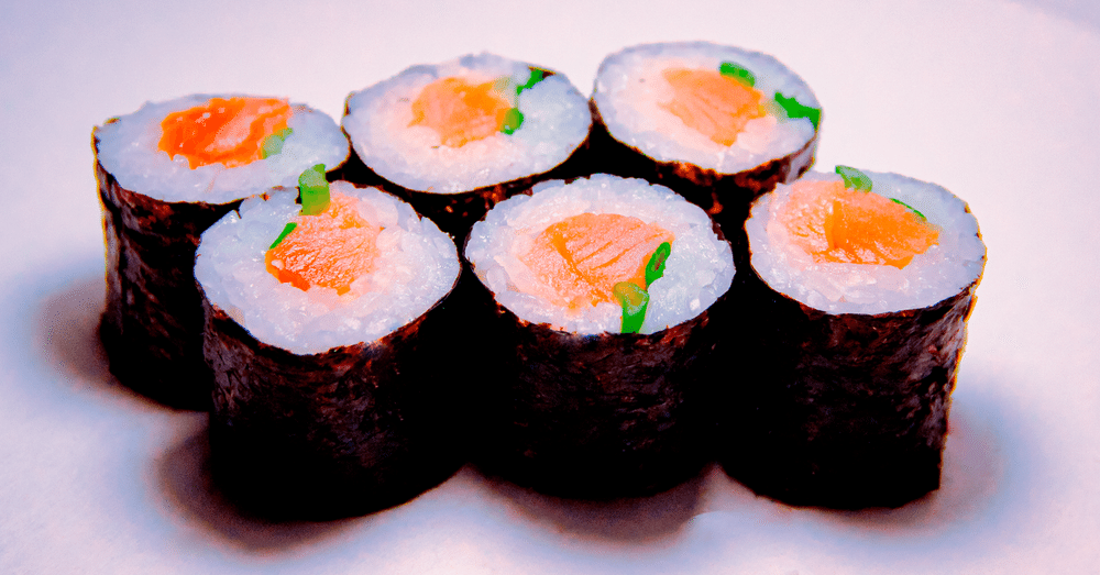 Мини-ролл с Копчёным лососем