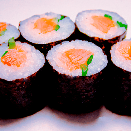 Мини-ролл с Копчёным лососем