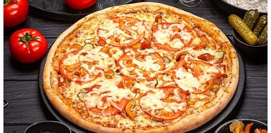 Пицца «Томаты и чеснок»