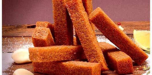 Гренки чесночные