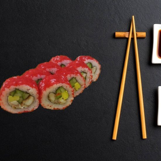 129 Калифорния унаги ролл