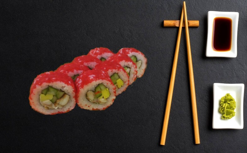 129 Калифорния унаги ролл