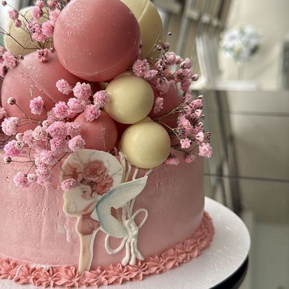 Торт "Груша-Миндаль-Блючиз" ЗАКАЗНОЙ