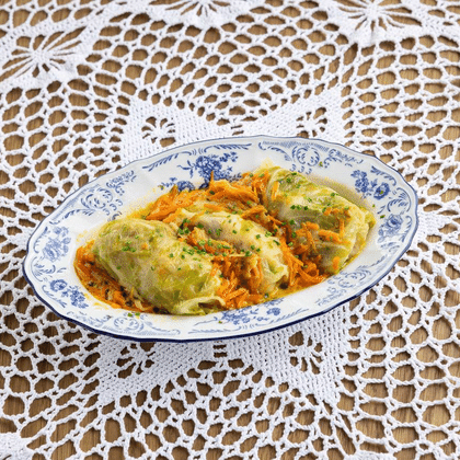 Голубцы из телятины и птицы