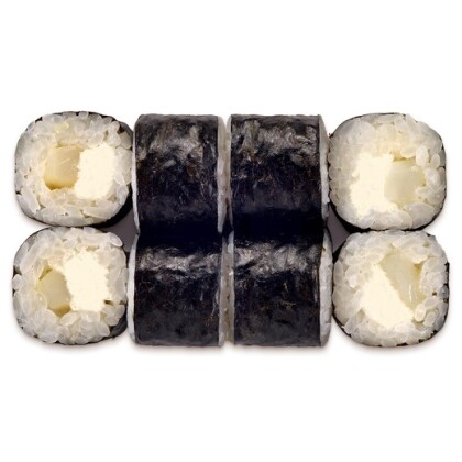 Ролл «Сливочный Ика» маки.