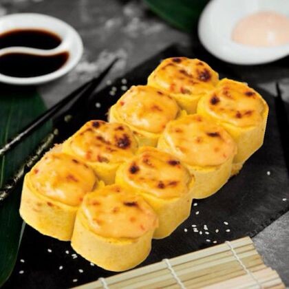 Запеченная тортилья с курицей