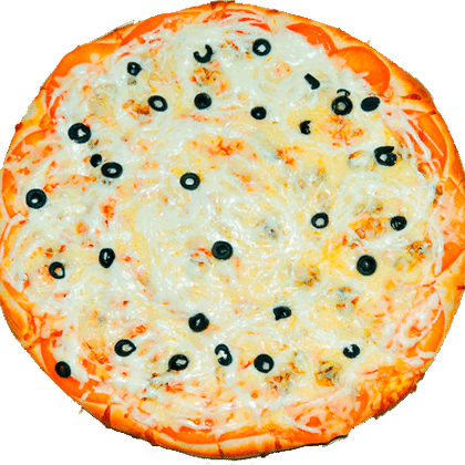 Пицца «Морская» с лососем