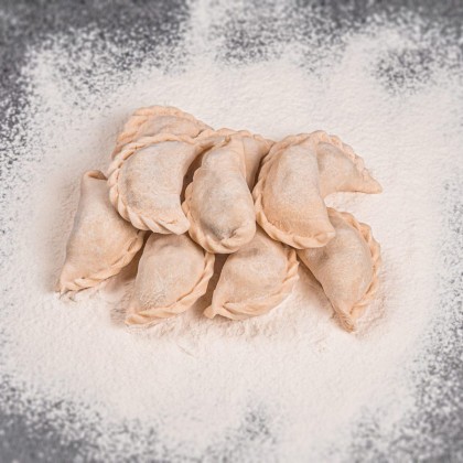 Замороженные вареники с картофелем и грибами