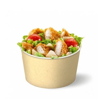 Салат «Цезарь» с куриными стрипсами