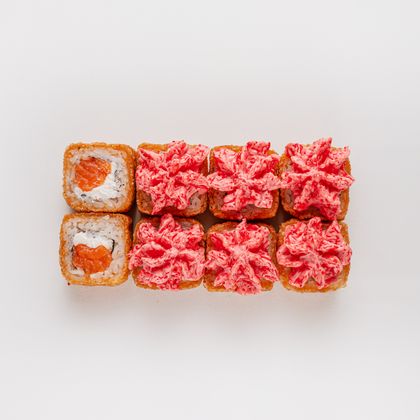 Лава с лососем темпура