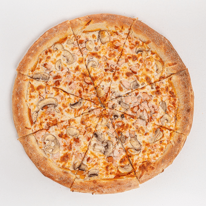 Кура и грибы