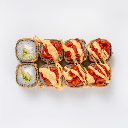 Тар-тар лосось и авокадо