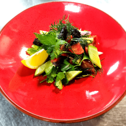 Салат из бакинских овощей