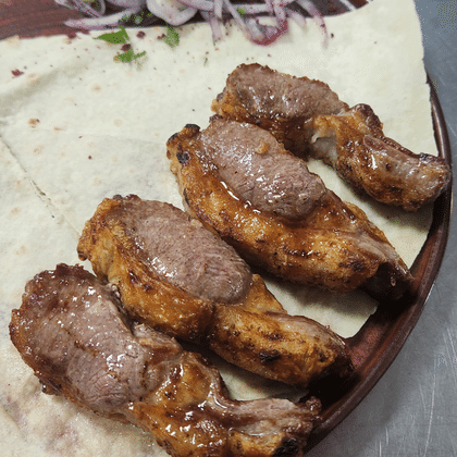 Баранья мякоть на мангале