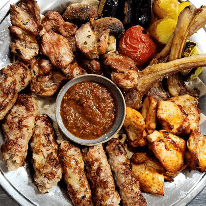 Куриное бедро на мангале