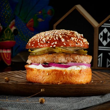 Гамбургер со свининой