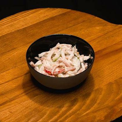 Салат «Ветчина с грибами»