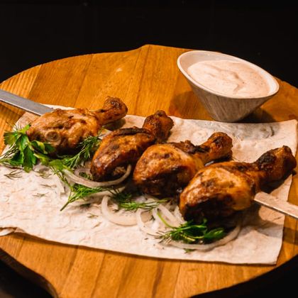 Шашлык из куриной голени