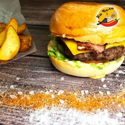 Бургер «Beef brother» + Картофель «Айдахо» + соус