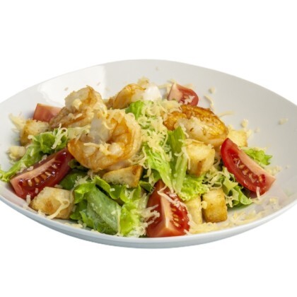 Салат «Цезарь» с креветкой