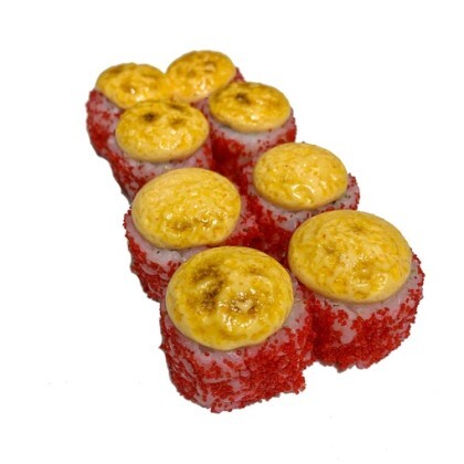 Ролл «Калифорния» с лососем хот