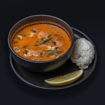 Суп «Том ям» с креветками