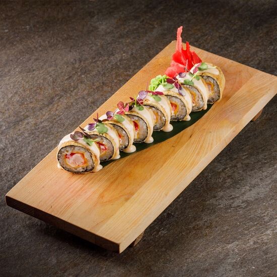 Темпура чиз-ролл с креветкой