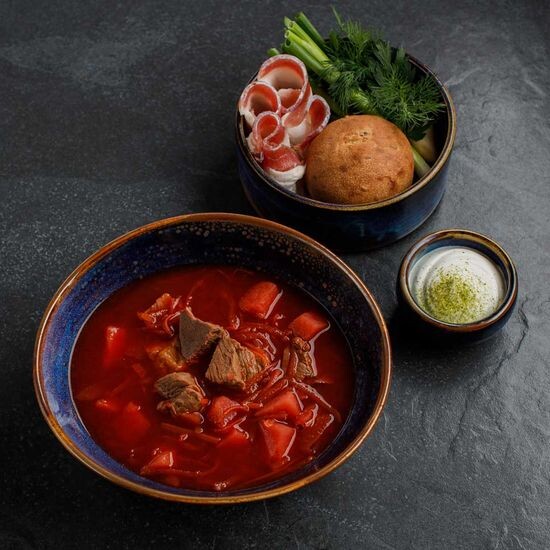 Борщ с говядиной