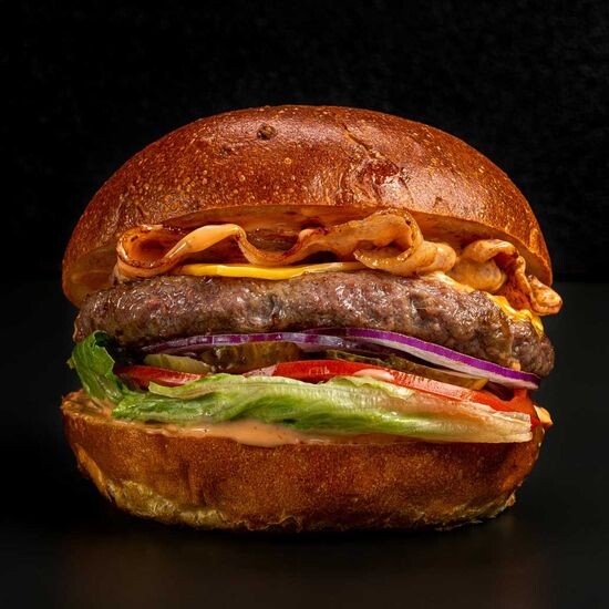 Фирменный бургер LEVEL