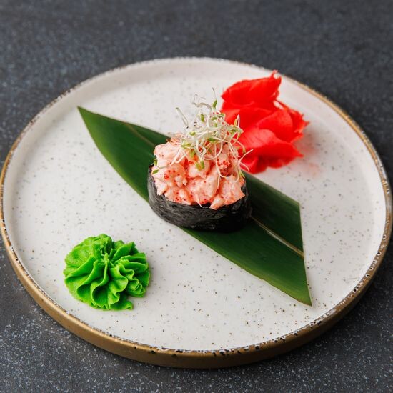 Гункан с креветкой