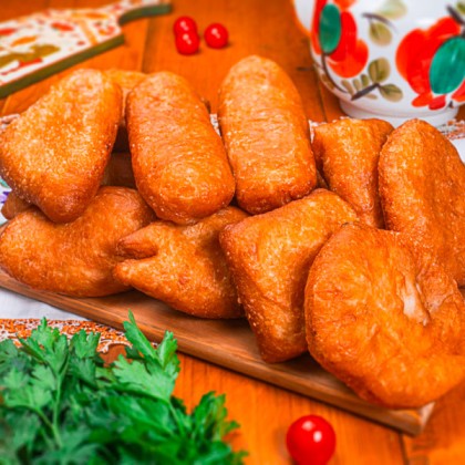 Сет жареных пирожков