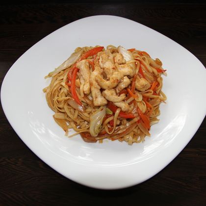 Лапша с курицей