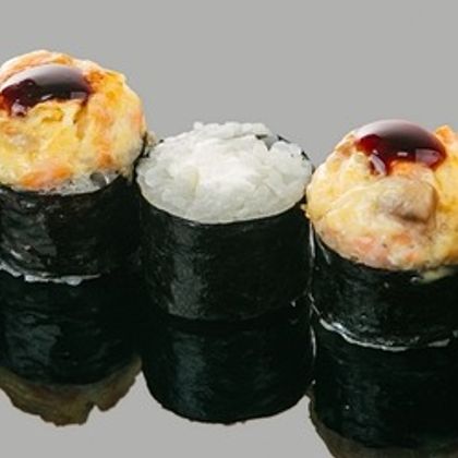 Ролл Запеченный с лососем (8 шт)