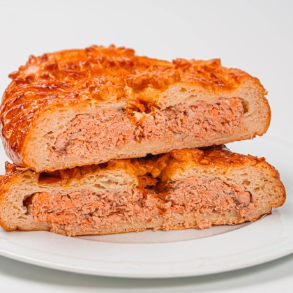 Пирог с семгой