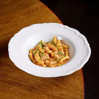 Маккерончини с лососем